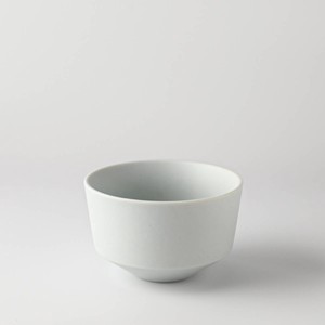 晋山窯ヤマツ Frustum 茶碗 白藍釉[日本製/美濃焼/和食器]
