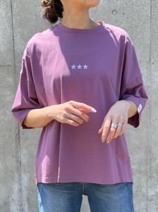 【大人気スタープリントT】3スターシルケットTシャツ