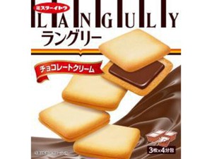 イトウ製菓 ラングリー チョコレートクリーム 12枚 x6 【クッキー】