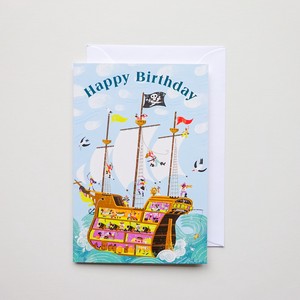グリーティングカード バースデーカード 誕生日カード  海賊 バイキング 輸入カード ドイツ製