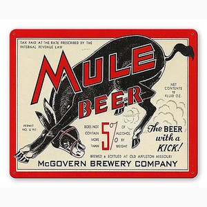 【スティールサイン】【フード ＆ ドリンク】Mule Beer Satin PT-AMI-129