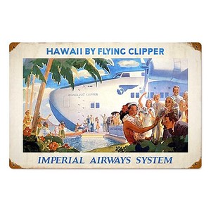 【スティールサイン】【ビーチ ＆ スポーツ】Hawaii By Clipper PT-PTS-328