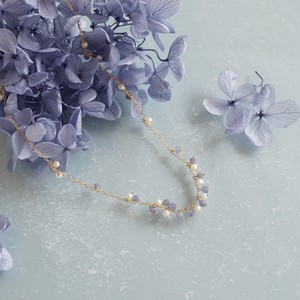 〔14kgf〕紫陽花のランダムネックレス (necklace)