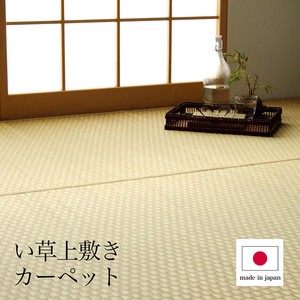 Tatami Mat Anti-Odor Soft Rush Natural Ichimatsu Made in Japan