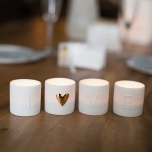 Candle Holder Love