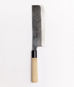 日本の和包丁 黒打菜切165mm 両刃