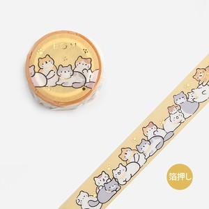 Washi Tape Kitties Foil Stamping M LIFE