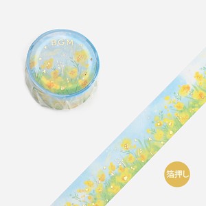 Washi Tape Foil Stamping M Flower Garden LIFE