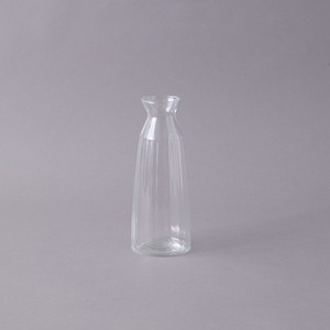 （高さ23cm）リューズガラス ワイズライン フラワーベース アロンジェ／リサイクルガラス 花瓶