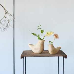 Flower Vase Wooden Bird Vases