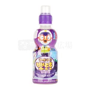 韓国飲料 パルド ポロロジュース (ブルーベリー味) 235ml (PET)  韓国ドリンク