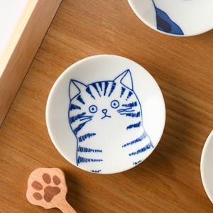 猫 SHICHITA シチタ 8cm豆皿 ドラ[日本製/美濃焼/和食器]