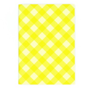 ﾜｰﾙﾄﾞｸﾗﾌﾄ【POPPiE ノート Yellow】レトロ 雑貨 チェック 文具 かわいい
