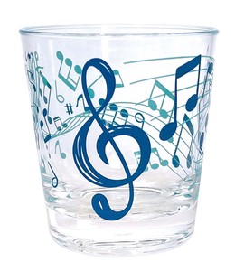 Cup/Tumbler Blue Music Music Note