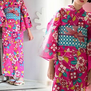 Kimono/Yukata Pink Ladies' Size LL