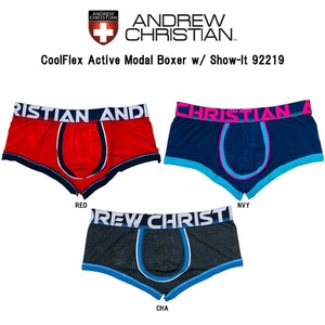 ANDREW CHRISTIAN(アンドリュークリスチャン)ボクサー   CoolFlex Active Modal Boxer w/ Show-It 92219