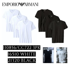 EMPORIO ARMANI(エンポリオアルマーニ) インナートップス 3枚組VネックTシャツ  110856/CC722