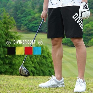 【ゴルフウェア】サイドロゴハーフパンツ／DIVINER GOLF