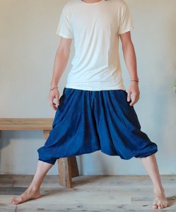 Full-Length Pant Plain Color Cotton