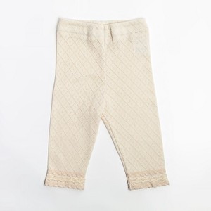 Kids' Short Pant Diamond-Patterned Organic Cotton 7/10 length Made in Japan