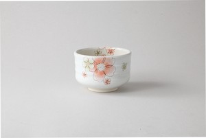 モダン桜茶碗(オレンジ)