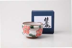 桜花　抹茶碗
