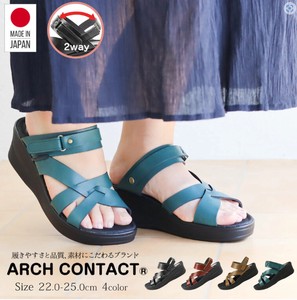 凉鞋 楔形底 女士 日本制造