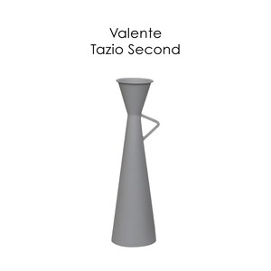 アイアンの素材感のフラワーベース 【Valente Tazio Second】ヴァレンテ タツィオ セカンド/HUNT9