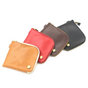 Wallet Mini Genuine Leather 4-colors Made in Japan