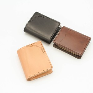 Bifold Wallet Mini Genuine Leather M 3-colors Made in Japan