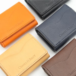 Bifold Wallet Genuine Leather 3-colors Made in Japan
