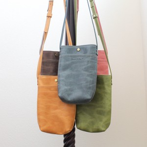 Small Crossbody Bag Genuine Leather Pochette 5-colors Made in Japan