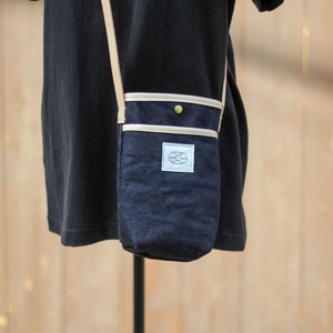 Small Crossbody Bag Denim Genuine Leather Pochette Made in Japan