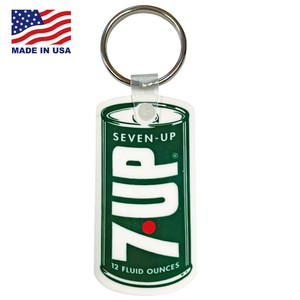 RUBBER KEYCHAIN【7UP-CAN】セブンアップ ラバー キーチェーン