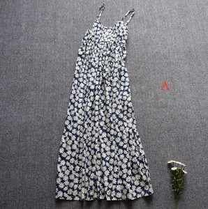 Casual Dress Long Skirt Floral Pattern