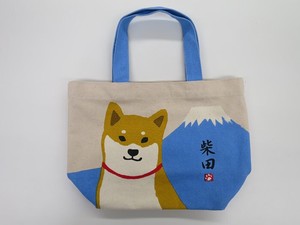 フジヤマシバタサンミニトート【ランチトート（しばたさん）】犬