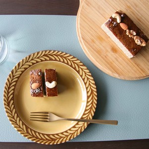 Mino ware Main Plate Caramel Made in Japan