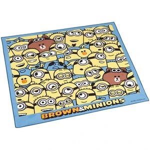 Bento Wrapping Cloth Minions Brown Skater Made in Japan