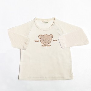 Babies Top Long Sleeves T-Shirt Organic Cotton Made in Japan