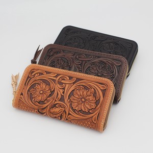 Long Wallet Craft Genuine Leather 3-colors Made in Japan