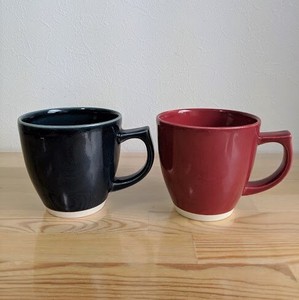 【オリジナル】藍釉・紅釉　ハイマグカップ　カフェ　マグカップ　日本製　波佐見焼　父・母の日　コーヒー
