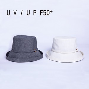 【UV対策グッズ・帽子】レディース・婦人用帽子 エッジアップまき紐付きクロッシェ