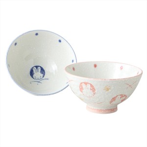 Mino ware Rice Bowl Gift Pottery Cardboard Box