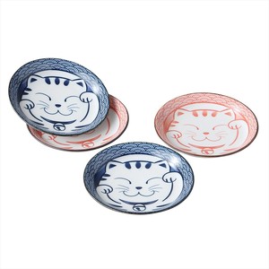 Mino ware Main Plate Gift Porcelain Seigaiha