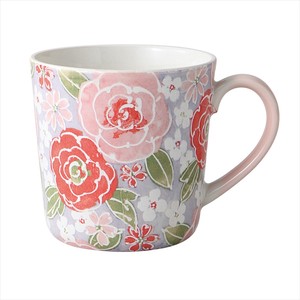 Mino ware Mug Gift Pink Pottery Cardboard Box