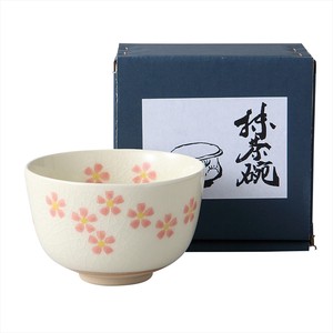 Mino ware Rice Bowl Gift Matcha Bowl White Pottery Cardboard Box