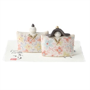 Mino ware Animal Ornament Gift Pottery Cardboard Box