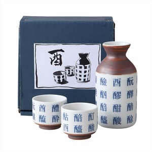 Mino ware Barware Gift Porcelain Rooster Cardboard Box