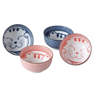 Mino ware Donburi Bowl Gift Porcelain Seigaiha