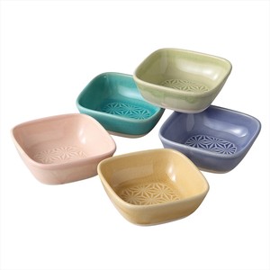 Seto ware Side Dish Bowl Gift Small Pottery Hemp Leaves Assortment